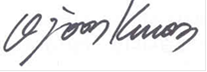 CEO Signature